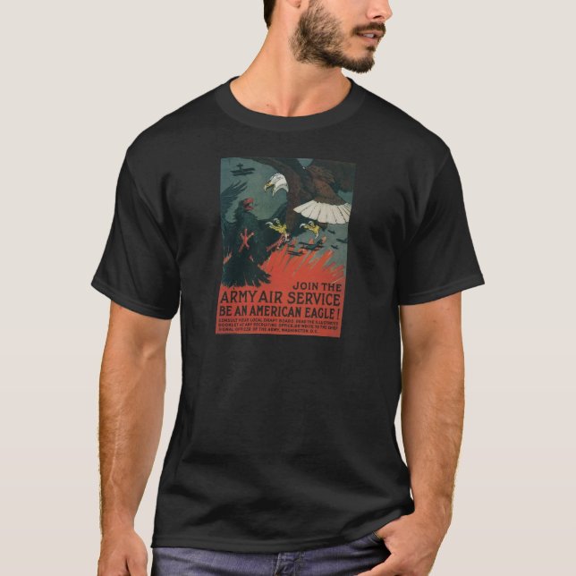 Camiseta Servicio aéreo del ejército circa 1917 (Anverso)