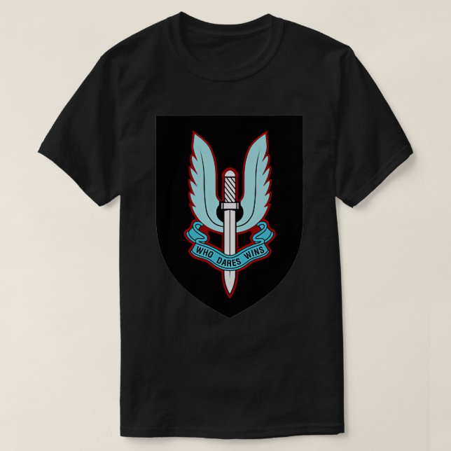CAMISETA SERVICIO AÉREO ESPECIAL DEL EJÉRCITO BRITÁNICO ESP (Diseño del anverso)