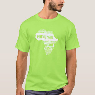 Camiseta Servicio comunitario Ghana en colores múltiples