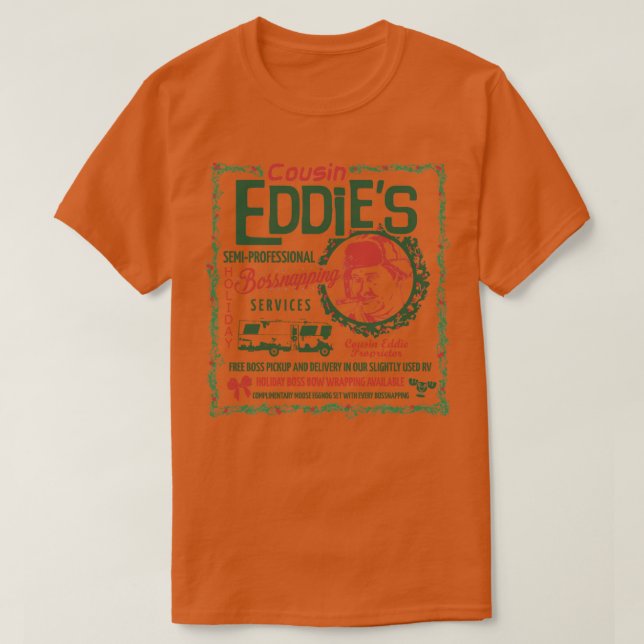 Camiseta Servicio Cousin Eddies BosSnapping (Diseño del anverso)