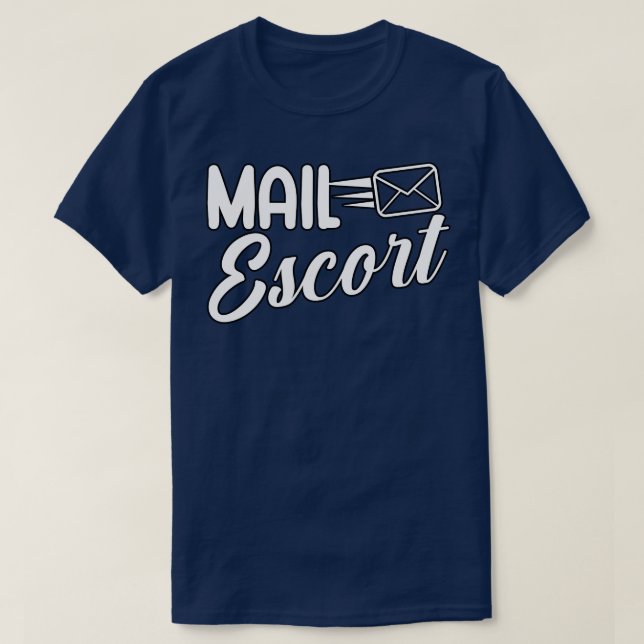Camiseta Servicio de acompañamiento de correo (Diseño del anverso)