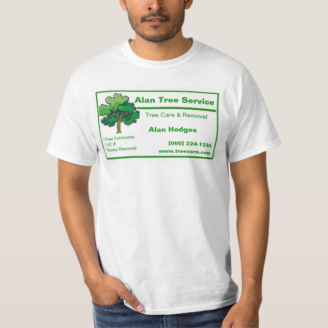 Camiseta Servicio de árbol (Anverso)