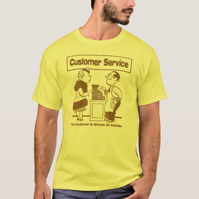 Camiseta Servicio de atención al cliente (Anverso)