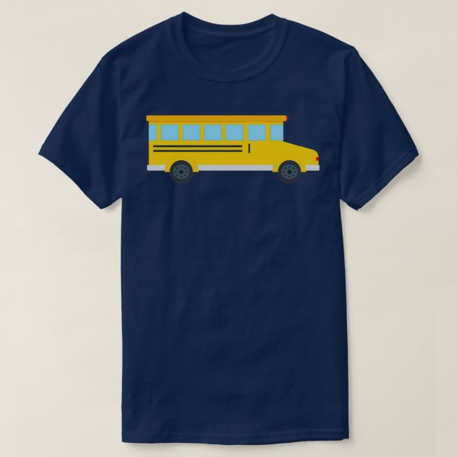 Camiseta Servicio de autobuses escolares (Diseño del anverso)
