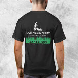 Camiseta Servicio de cuidado y paisajismo de césped Mower B<br><div class="desc">Cuidados de césped y paisajismo dosifican a Minimalistas Camisetas negros.</div>