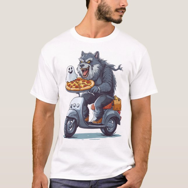 Camiseta Servicio de entrega de monstruos (Anverso)
