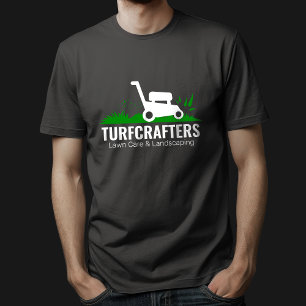 Camiseta Servicio de jardinería y corte de césped moderno
