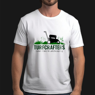 Camiseta Servicio de jardinería y corte de césped moderno