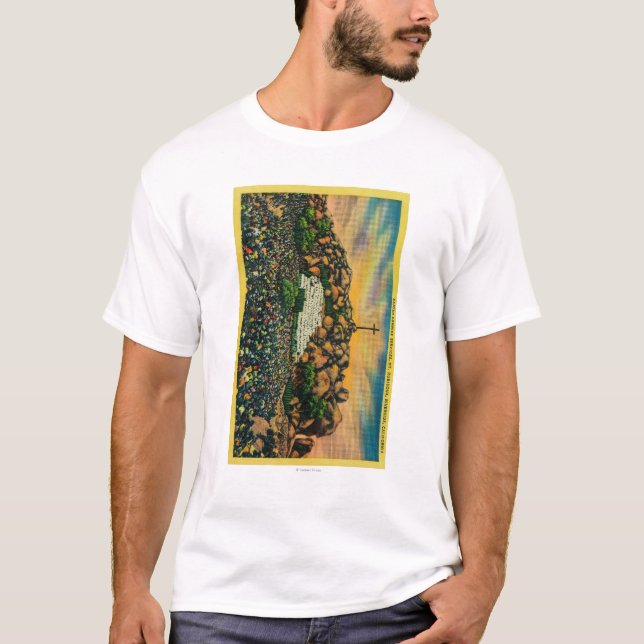 Camiseta Servicio de la salida del sol de Pascua en Mt. (Anverso)