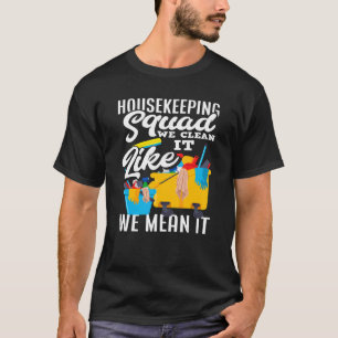 Camiseta Servicio de limpieza Cuadrado de la casa +