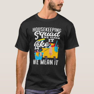 Camiseta Servicio de limpieza Cuadrado de la casa +