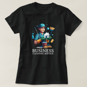 Camiseta Servicio de limpieza de casas modernas ama de llav