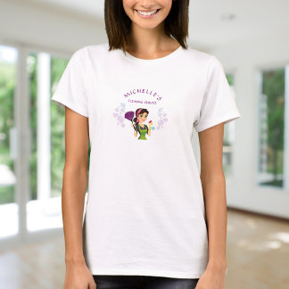 Camiseta Servicio de limpieza de casas particulares Maid Bu