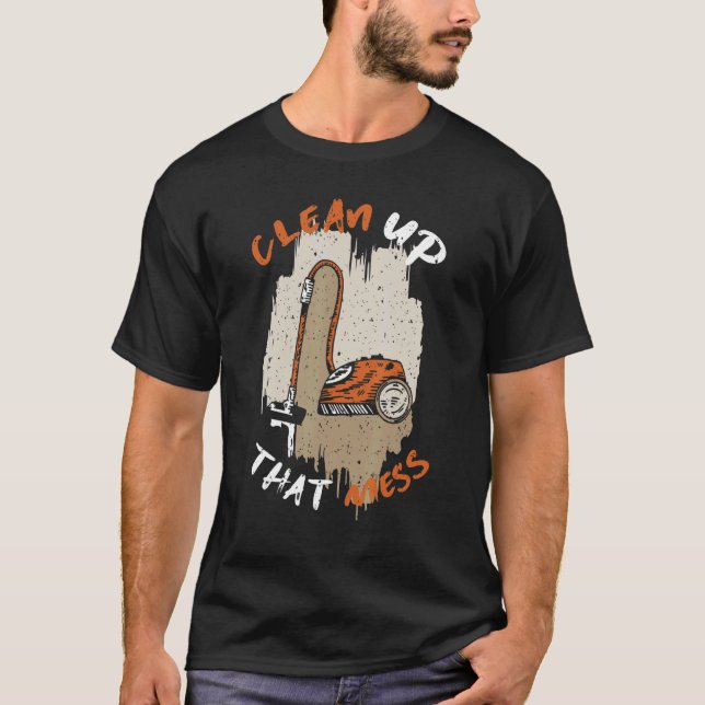 Camiseta Servicio de Limpieza de Limpieza (Anverso)