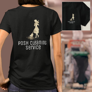 Camiseta Servicio de limpieza de personalizados Purpurina d