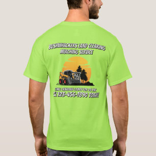 Camiseta Servicio de limpieza de terrenos personalizado con