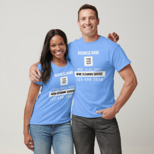 Camiseta Servicio de limpieza del hogar Código QR Trabajo d