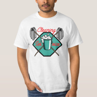 Camiseta servicio de limpieza mop