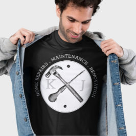 Camiseta Servicio de logotipo de monograma de Personalizado