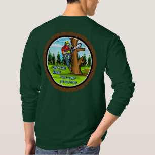 Camiseta Servicio de personalización de árboles Servicio de