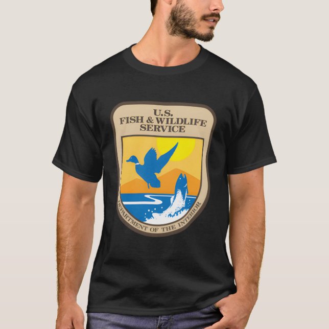 Camiseta Servicio de Pesca y Vida Silvestre de Estados Unid (Anverso)