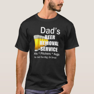Camiseta Servicio De Remoción De Cervezas De Hombres De Yor