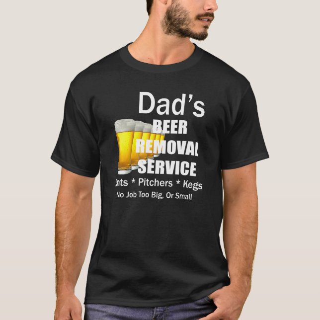 Camiseta Servicio De Remoción De Cervezas De Hombres De Yor (Anverso)
