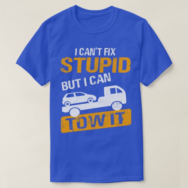 Camiseta Servicio de remolque de camiones de remolque (Diseño del anverso)