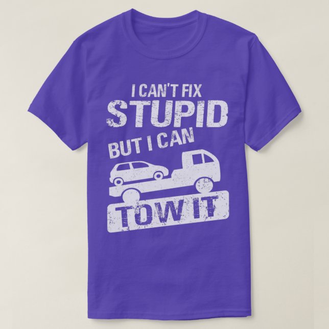 Camiseta Servicio de remolque de camiones de remolque (Diseño del anverso)