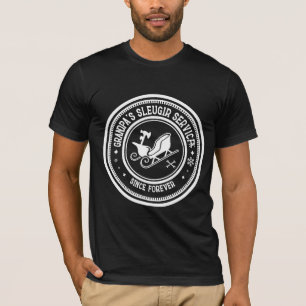 Camiseta Servicio de Reparación de Trineo de Abuelo   Mecán