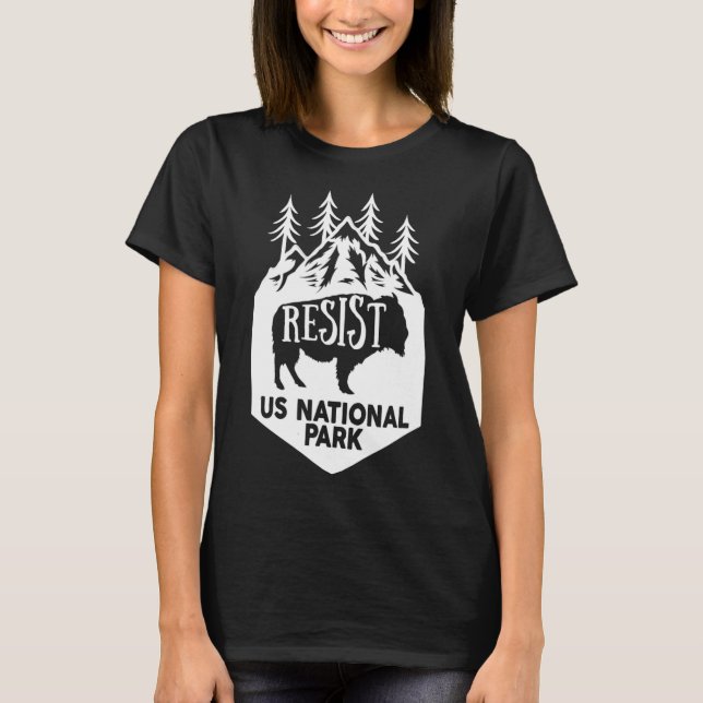 Camiseta Servicio de Resistencia al Parque Nacional Alt Us (Anverso)