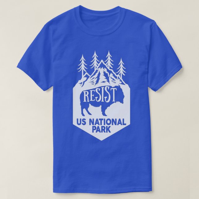 Camiseta Servicio de Resistencia al Parque Nacional de los  (Diseño del anverso)