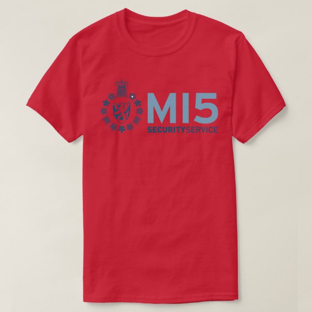 Camiseta Servicio de seguridad MI5 (Diseño del anverso)
