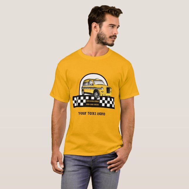 Camiseta Servicio de taxi (Anverso completo)