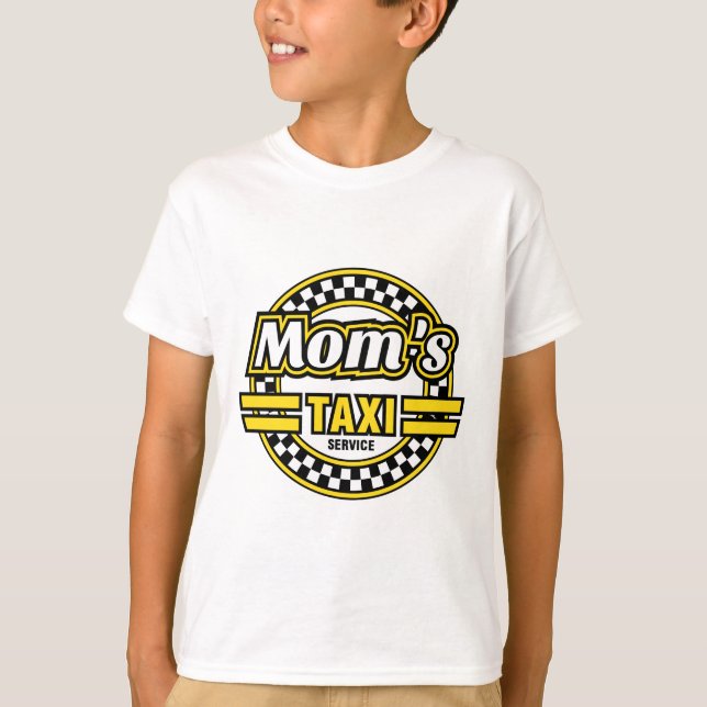 Camiseta Servicio de Taxi de Mamá (Anverso)