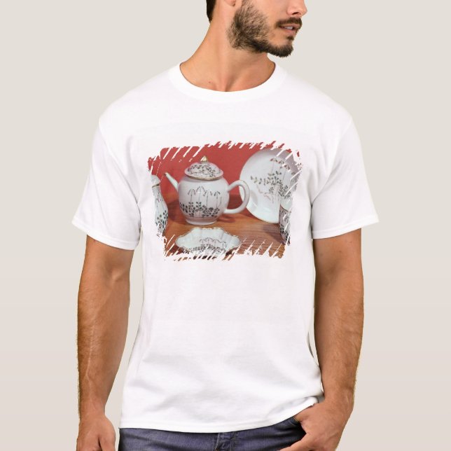 Camiseta Servicio de té presentado a Carl Linnaeus (Anverso)