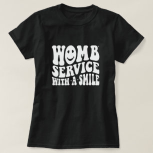 Camiseta Servicio de útero con mano de obra sonora y entreg