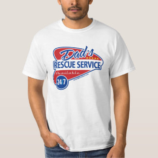 Camiseta Servicio del rescate del papá 24/7 por Niftee50ees