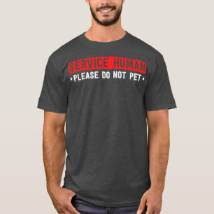 Camiseta Servicio divertido de camisas de perro servicio hu