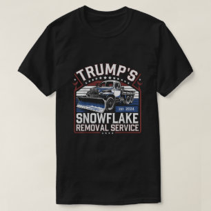 Camiseta Servicio Divino de Eliminación de Copos de Nieve d