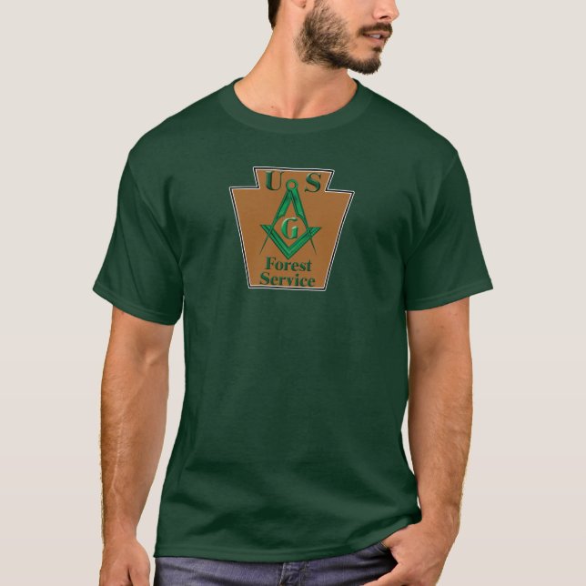 Camiseta SERVICIO FORESTAL del albañil (Anverso)