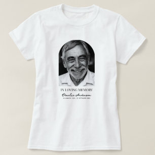 Camiseta Servicio Funerario o Conmemorativo de Foto de Arco