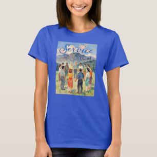 Camiseta Servicio: la mayor recompensa de la vida - camiset