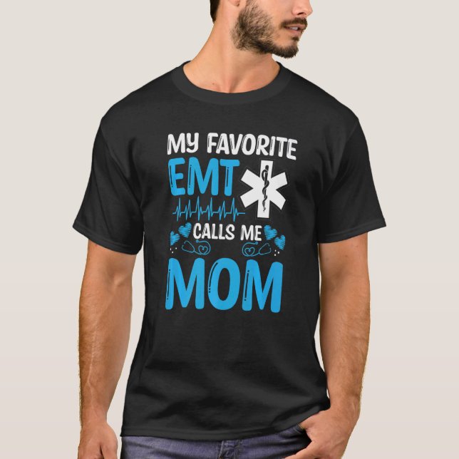 Camiseta Servicio Médico de Emergencia de Día de la Madre d (Anverso)