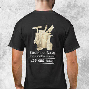 Camiseta Servicio moderno de limpieza de suministros de lim