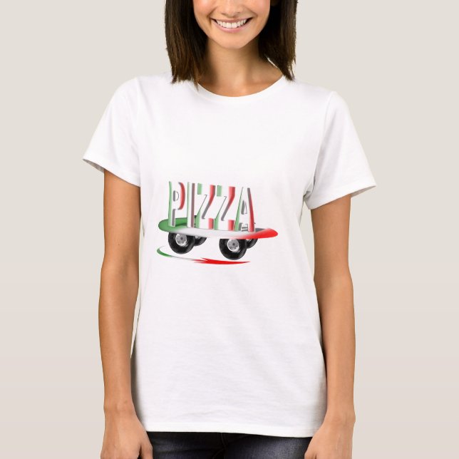 Camiseta Servicio Pizza (Anverso)