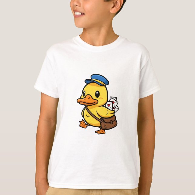 Camiseta Servicio Postal de Correo Infantil Patito (Anverso)