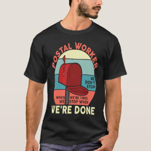 Camiseta Servicio Postal para un cartero Cool administrador