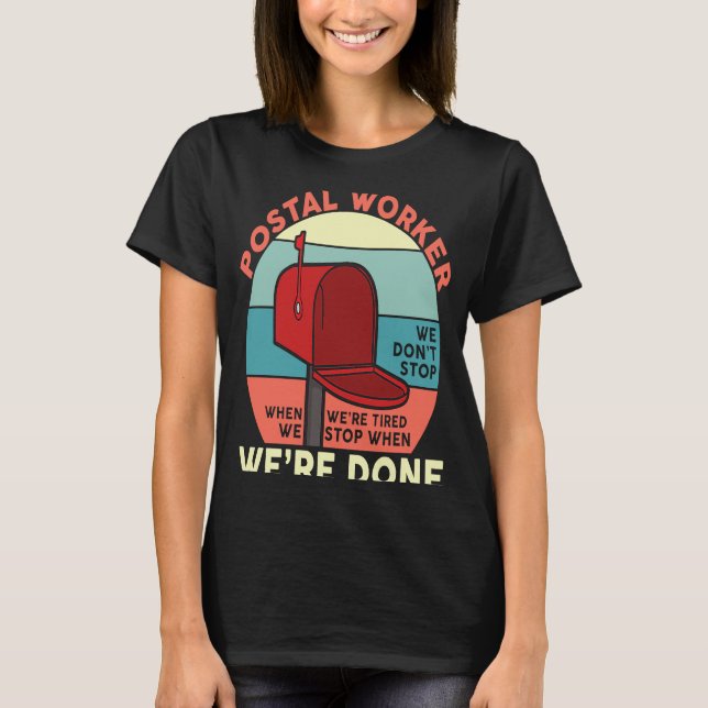 Camiseta Servicio postal para un postmaster de Guay de Mail (Anverso)