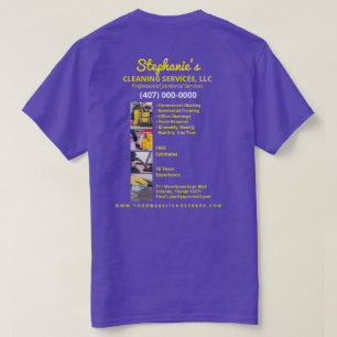 Camiseta Servicio Profesional de Limpieza/Manejo
